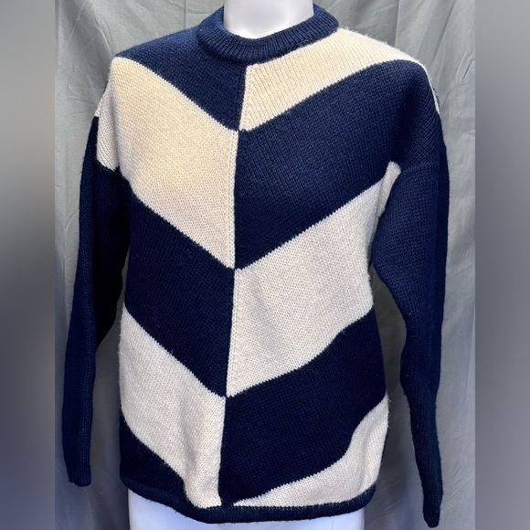 Noname Sweaters - Vintage Unmarked Rare Chevron Hidden Stitch Sweater No size/brand